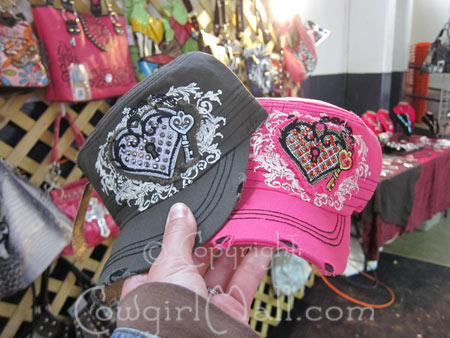 Military Caps with heart shape and bling!
