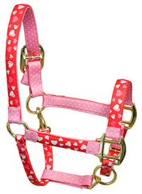 red haute horse holiday halter