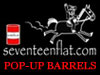 Seventeen Flat Pop-Up Barrels
